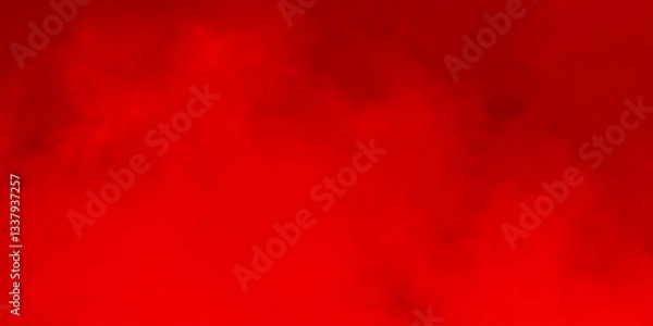 Fototapeta Smoke on red background	
