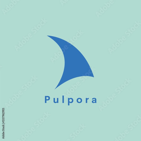 Fototapeta Pulpora Vector Logo Design 