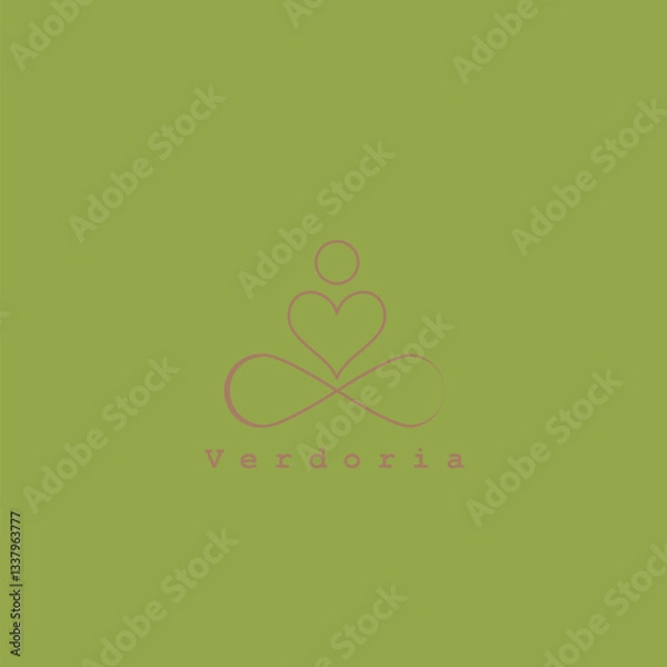 Fototapeta Vector Logo Design verdoria