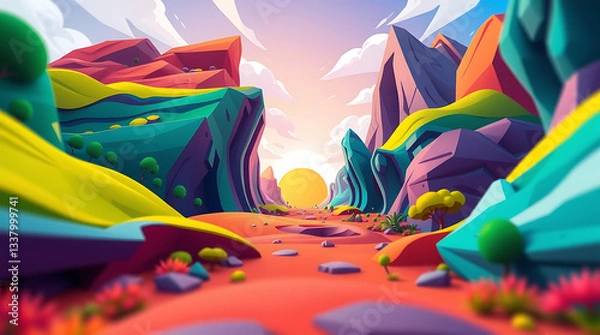 Fototapeta abstract colorful background