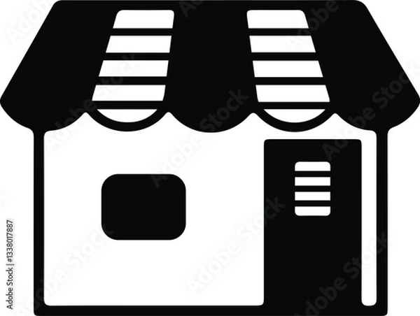 Obraz Small Business Storefront icon