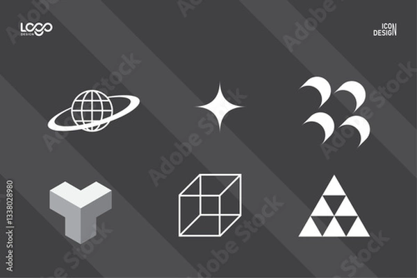 Obraz Icon Design and Creative Logo Design,