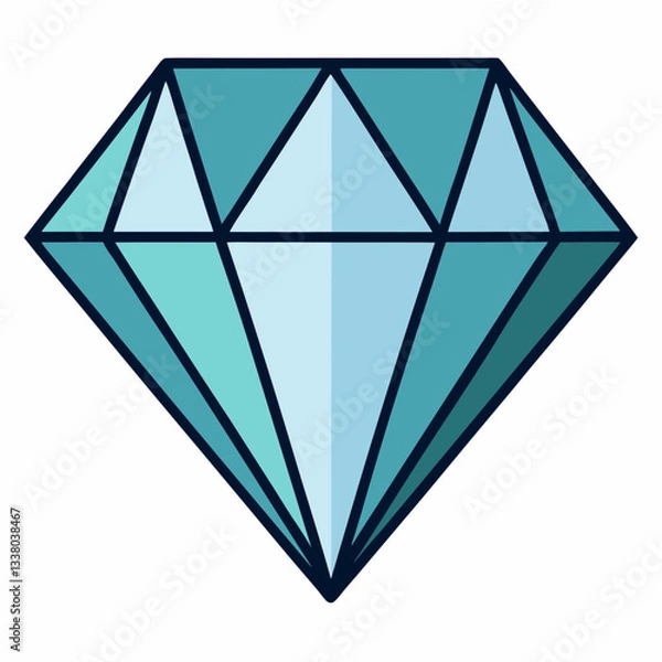 Fototapeta diamond vector illustration