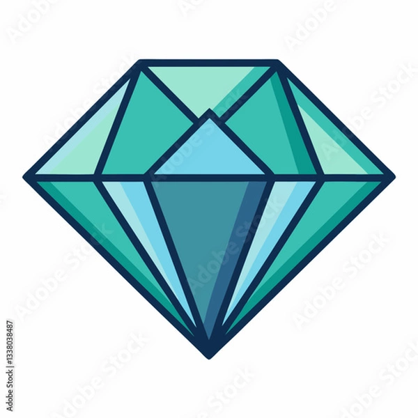 Fototapeta diamond vector illustration