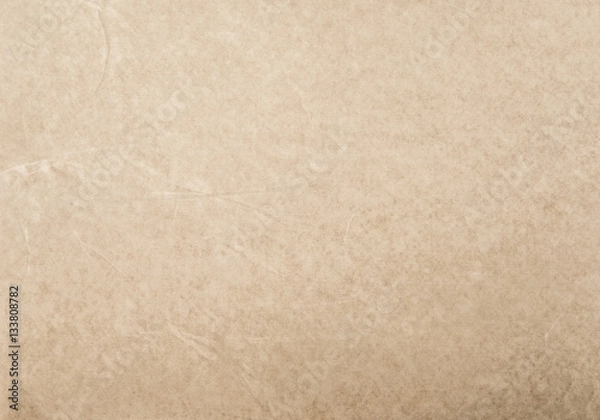 Obraz Крафт бумага текстура. Бежевая бумага. Мятая упаковочная бумага фон. 