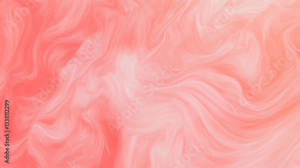 Obraz pink fluffy gas 