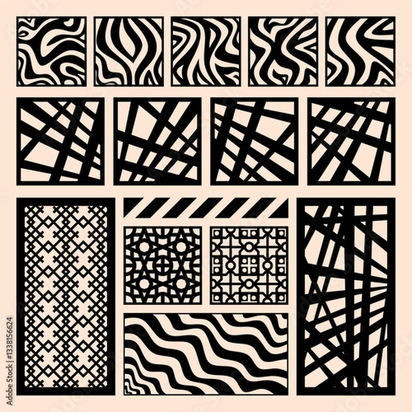 Fototapeta High-Contrast Aesthetic: Exploring the Beauty of Lines, Shapes, and Motion in Design