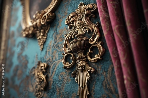 Fototapeta ancient door knocker