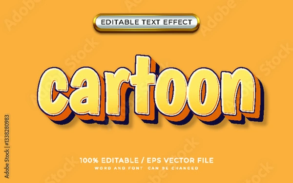 Obraz Cartoon Cartoon Editable Text Effect