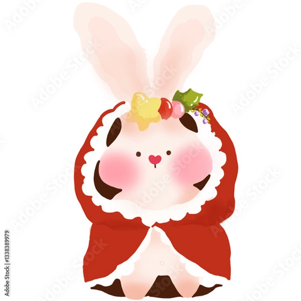 Obraz cute rabbit in gardent.