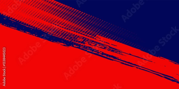 Fototapeta Dots halftone white and blue color pattern gradient grunge texture background. Dots pop art comics sport style vector illustration halftone. modern