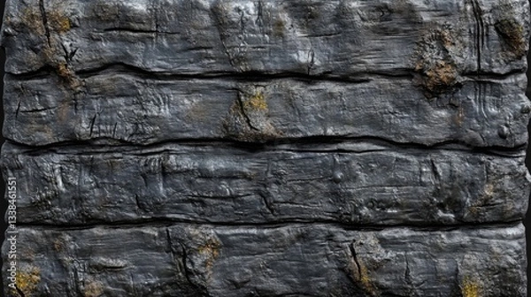 Fototapeta Dark Grey Stone Wall Texture Background Image