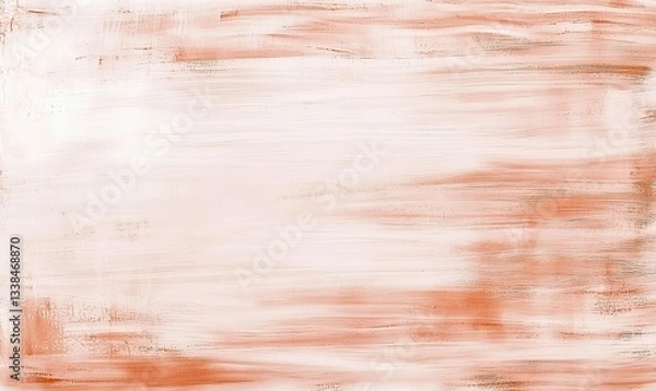 Fototapeta Abstract background with blurred coral and white textures, evoking a distressed canvas or backdrop effect