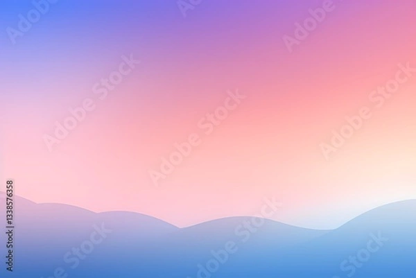 Fototapeta Pink sky and clouds