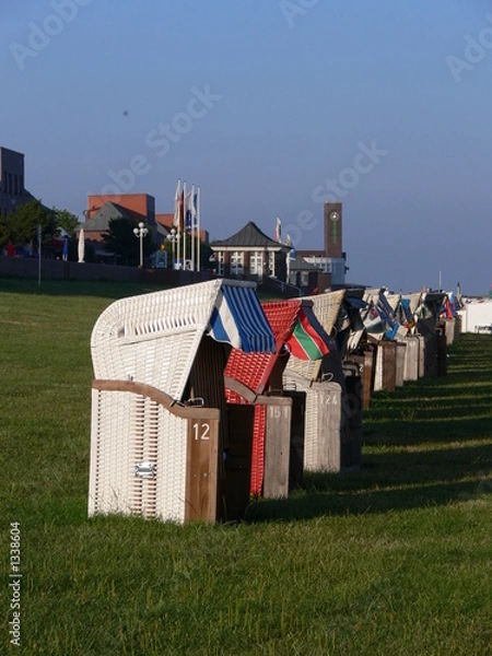 Fototapeta strandkorb