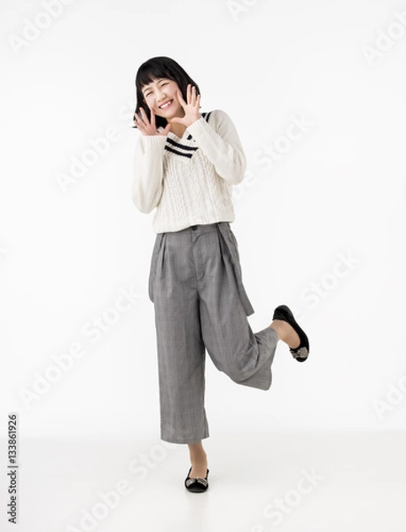 Obraz 10代の女の子