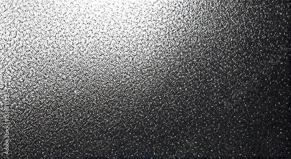Fototapeta A radiant chrome silver background with glowing diamond-like glitter, Ai Generated