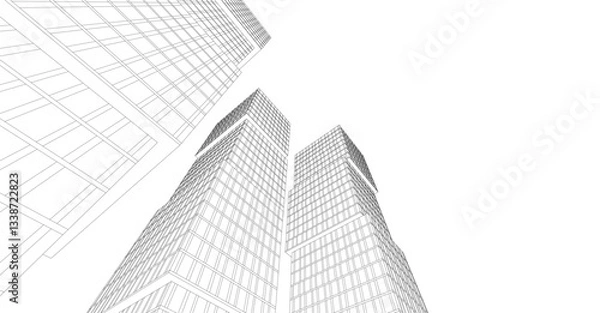 Fototapeta abstract architecture background