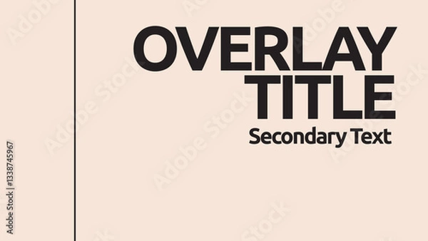 Fototapeta Vibrant Typeface 06