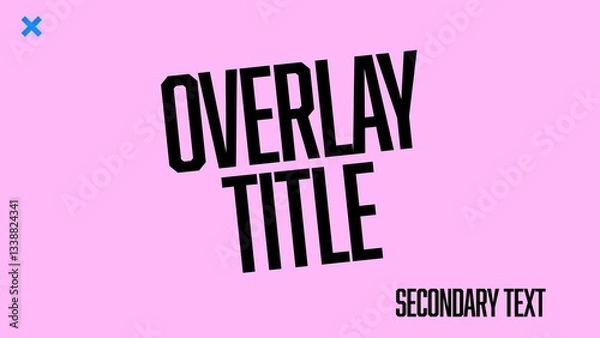 Fototapeta Funky Text 01