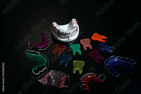 Obraz retainer with shade guide