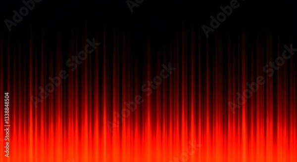Fototapeta A bold red-to-black gradient with a fiery transition, Ai Generated