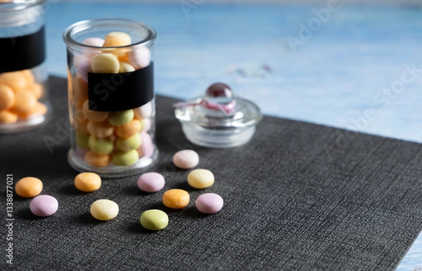 Obraz Sweet candy in a jar.