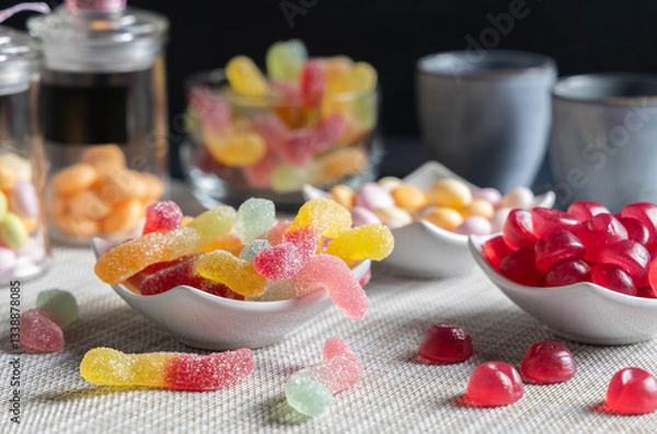 Obraz mix of different candy,sweets