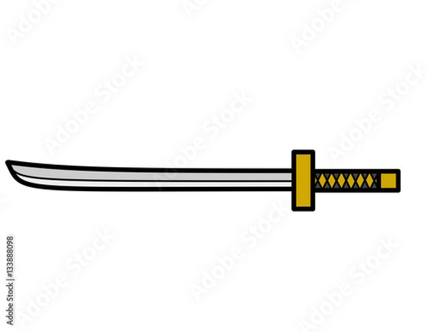 Obraz 日本刀(左)