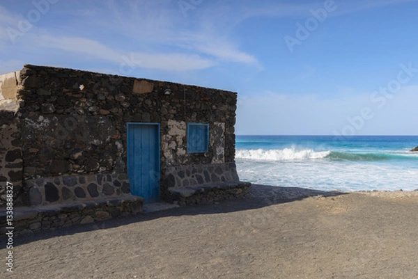 Obraz Architecture in the small village of Puertito de Los Molinos on Fuerteventura island.