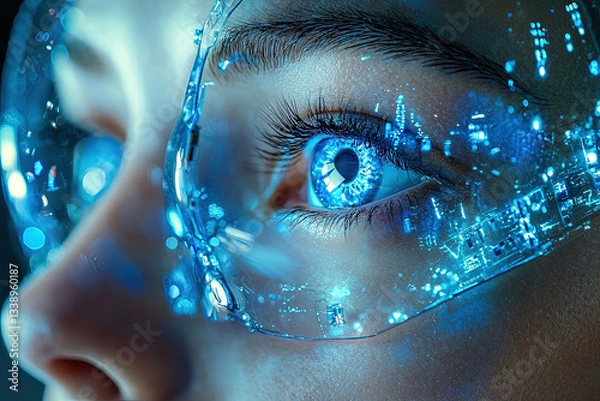 Fototapeta Innovating Tomorrow: High-Tech Editorial Photography