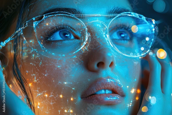 Fototapeta Innovating Tomorrow: High-Tech Editorial Photography