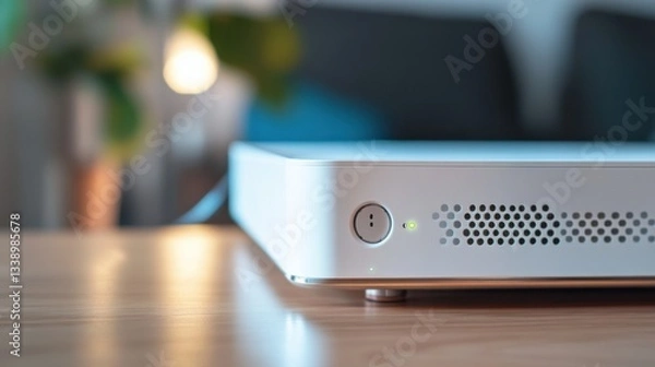 Fototapeta Wireless router: Wireless routers provide internet connectivity.