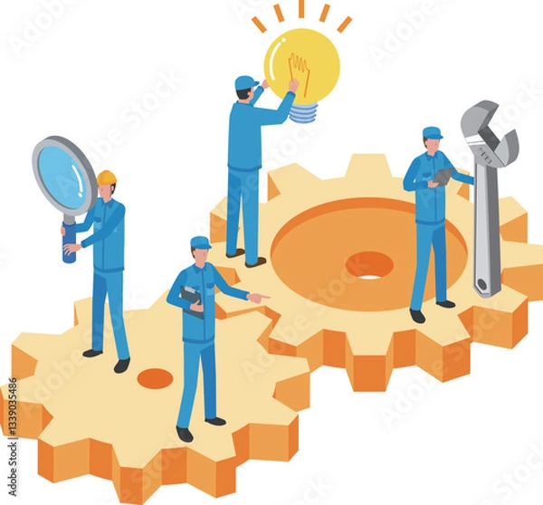 Obraz 作業改善を考える人々