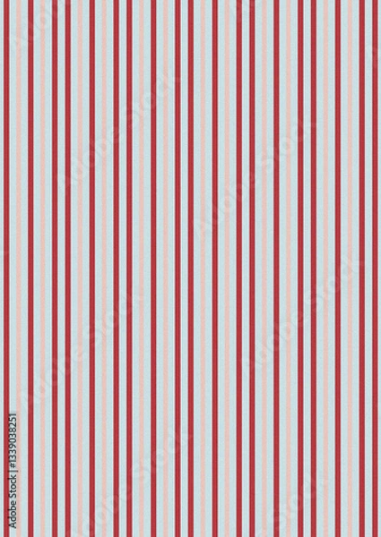 Fototapeta Red and white striped pattern with a seamless vintage design