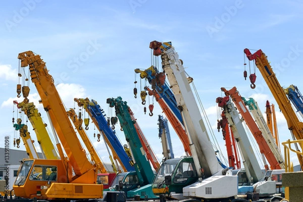 Fototapeta crane truck