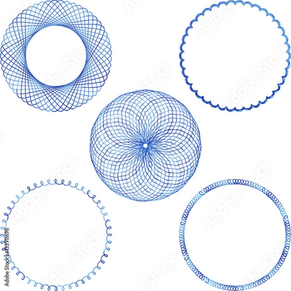Obraz Geometric desing elements.