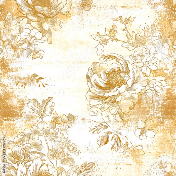 Obraz Seamless pattern digital paper