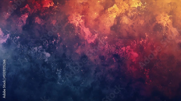 Fototapeta Cosmic Nebula Abstract – Deep Space Colorful Background