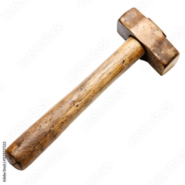 Obraz Used sledge hammer isolated on transparent background
