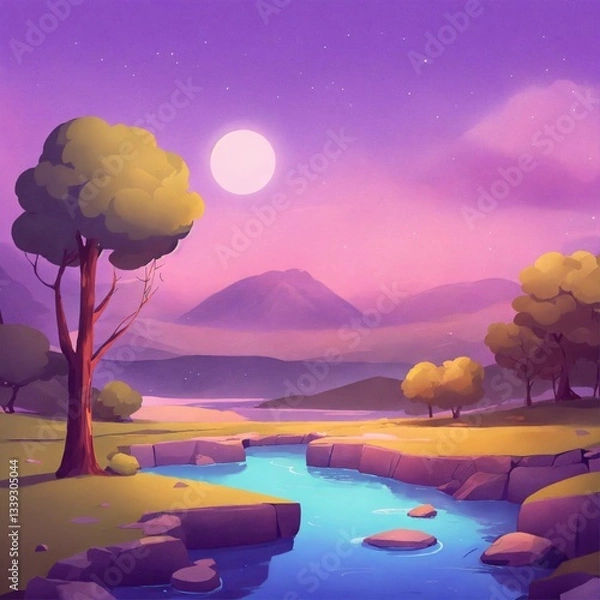 Obraz sunset over the sea