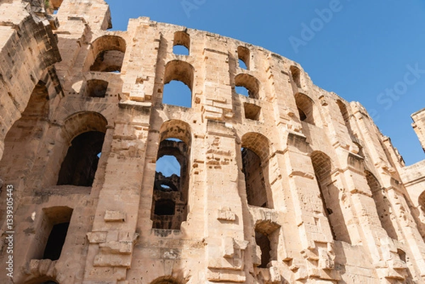 Fototapeta Roman ampitheatre in el-Jem, Tunisia