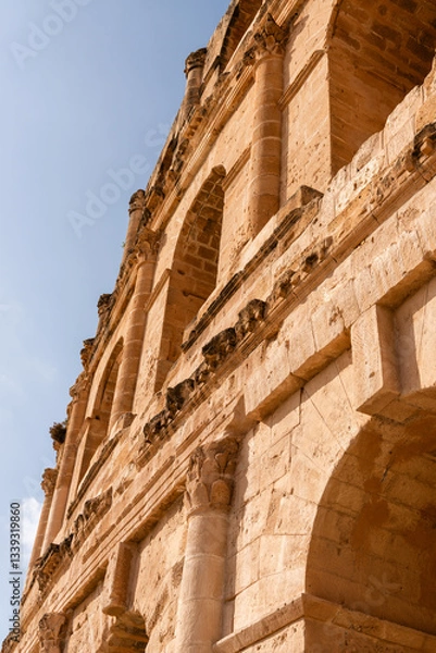Fototapeta Roman ampitheatre in el-Jem, Tunisia