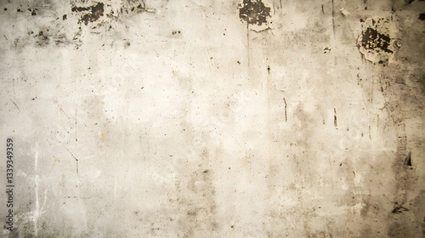 Fototapeta Weathered Wall Texture: A close-up shot showcases the rough texture of an old, weathered wall. The wall displays a pattern of imperfections.