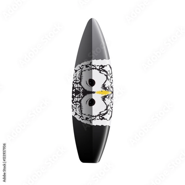 Obraz Isolated Surfboard