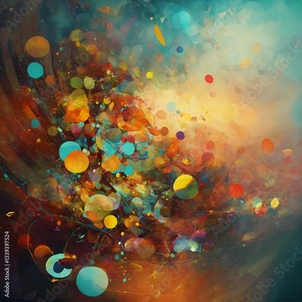 Fototapeta abstract colorful background