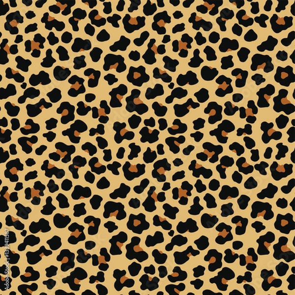 Obraz 
Leopard print design, seamless animal skin design, modern pattern