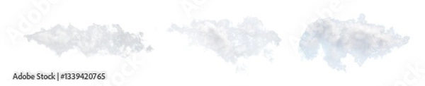 Obraz collection of isolated clouds