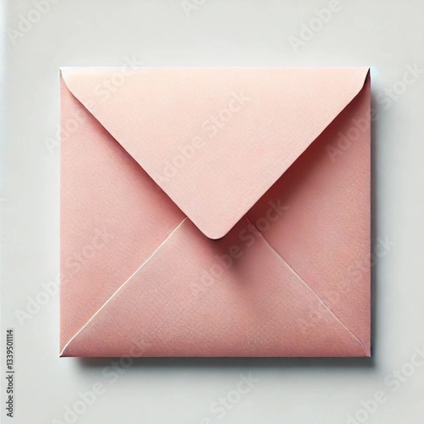 Fototapeta open envelope with blank paper