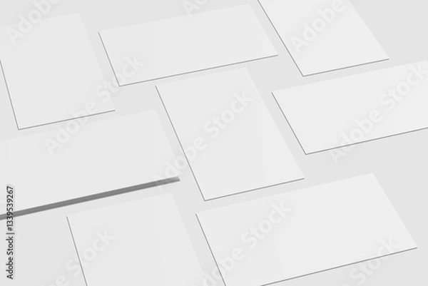 Obraz Blank Presentation Slide Mockup